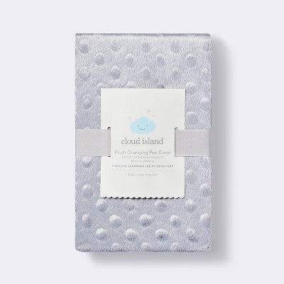 Plush Changing Pad Cover Birch - Cloud Island™ - Gray