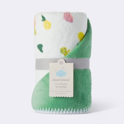 Plush Baby Blanket - Fruits And Veggies - Cloud Island™