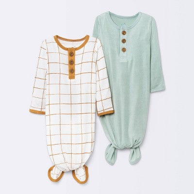 Baby 2pk Modal NightGown - Cloud Island™ Blue