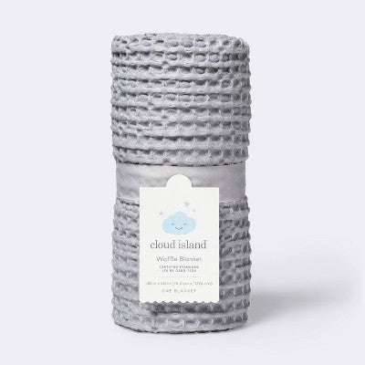 Waffle Blanket - Cloud Island™ Gray