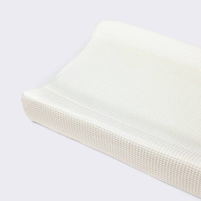 Muslin Waffle Changing Pad Cover - Cream - Cloud Island™