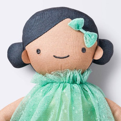 Plush Doll With Mint Dress - Cloud Island™