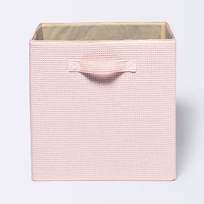 Waffle Weave 13"x13" Storage Cube - Cloud Island™