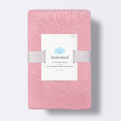 Polyester Rayon Fitted Crib Sheet - Solid Mauve - Cloud Island™