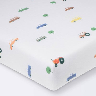 Fitted Crib Sheet - Cloud Island™ Transportation