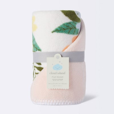 Plush Baby Blanket Floral Meadow - Cloud Island™