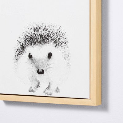 11x14 Framed Canvas Hedgehog - Cloud Island™