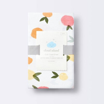 Polyester Rayon Fitted Crib Sheet - Citrus - Cloud Island™
