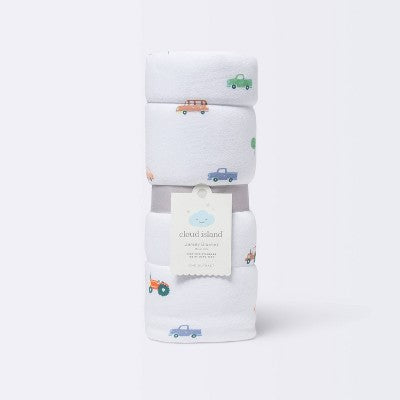 Jersey Knit Reversible Blanket - Cloud Island™ Trucks