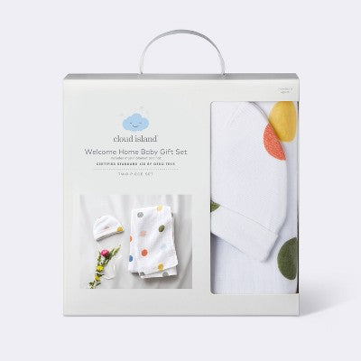 Hospital Muslin Swaddle Baby Blanket - Multi Dot - Cloud Island™