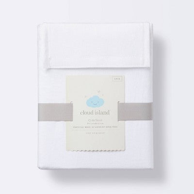 Crib Skirt - Solid White - Cloud Island™