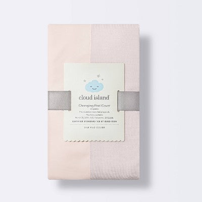  Wipeable Changing Pad Cover - Solid Pink - Cloud Island™
