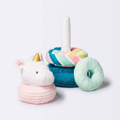  Unicorn Plush Stacking Rings - Cloud Island™