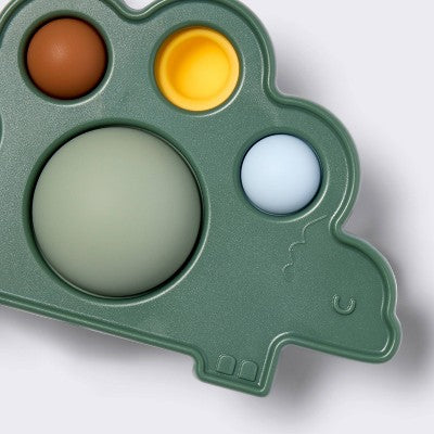  Silicone Pop-it Baby Toy - Dino - Cloud Island™