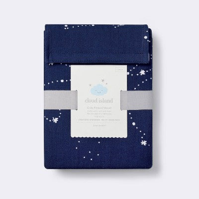  Fitted Crib Sheet Constellation - Cloud Island™ Navy