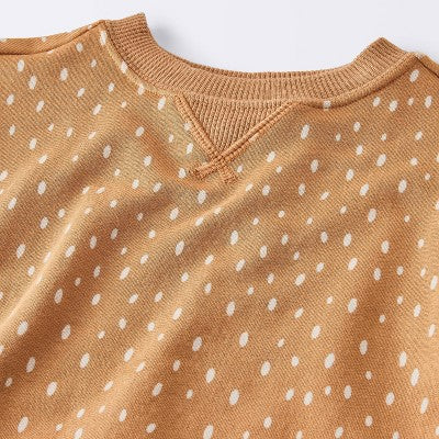  Baby Boys' 2pc Graphic Sweatshirt & Jogger Pants Set - Cloud Island™ Light Brown