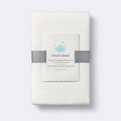  Muslin Changing Pad Cover - Cream - Cloud Island™