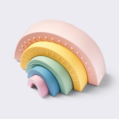  Silicone Toy - Rainbow Stacker - Cloud Island™