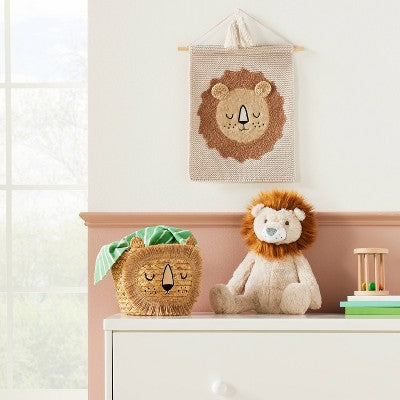  Lion Fiber Wall Art - Cloud Island™