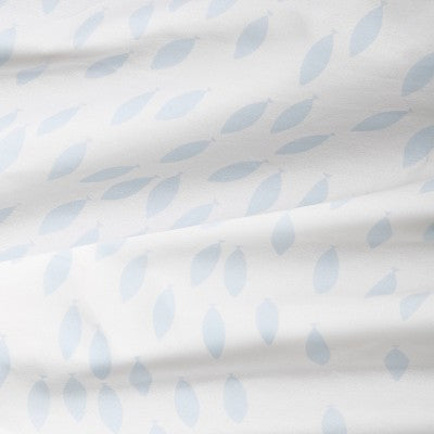  Fitted Crib Sheet - Cloud Island™ School Of Fish Light Blue And White