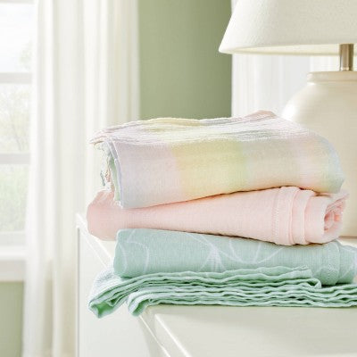  Muslin Swaddle Blanket - Cloud Island™ Brushstrokes - 3pk