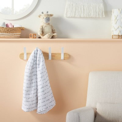  Muslin Swaddle Blanket I Love You - Cloud Island™ White