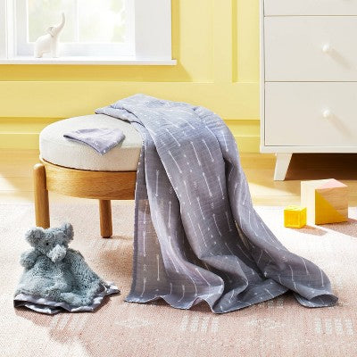  Elephant Small Security Blanket - Gray - Cloud Island™