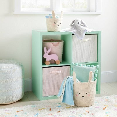  Coiled Rope Forest Animal Medium Round Storage Basket - Rabbit - Cloud Island™