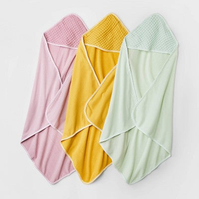  Baby Girls' 3pk Hooded Towel - Cloud Island™