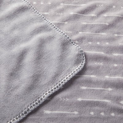  Plush Baby Blanket - Gray Arrows - Cloud Island™