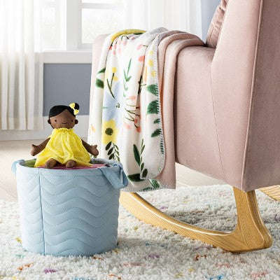  Plush Baby Blanket Floral Meadow - Cloud Island™