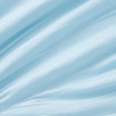 Polyester Rayon Fitted Crib Sheet - Solid Blue - Cloud Island™