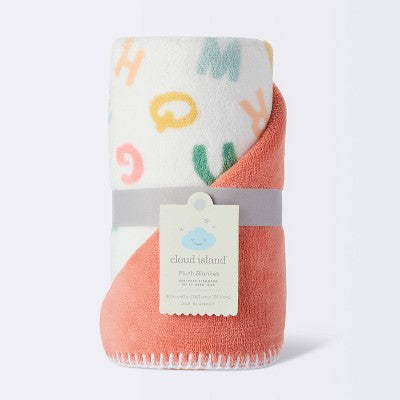  Plush Baby Blanket - Alphabet - Cloud Island™