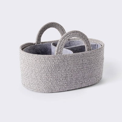  Coiled Rope Diaper Caddy With Dividers - Cloud Island™