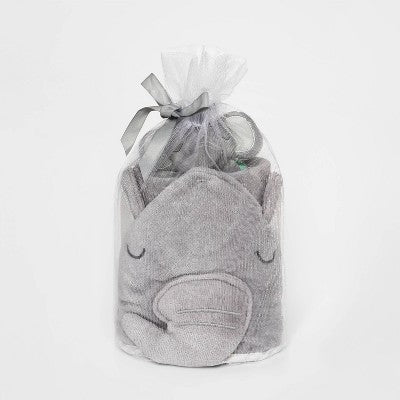  Baby 6pk Bath Bundle - Cloud Island™ Silver