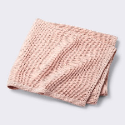  Knit Baby Blanket - Pink - Cloud Island™