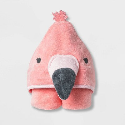  Baby Girls' Flamingo Bath Gift Set - Cloud Island™ Coral