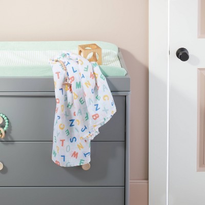  Wipeable Changing Pad Cover Stripe - Cloud Island™ Green