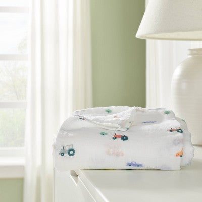  Muslin Swaddle Blanket - Cloud Island™ Trucks