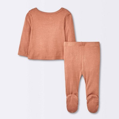  Baby 2pc Premium Modal Set - Cloud Island™ Orange
