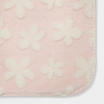  Plush Stroller Blanket Daisy - Cloud Island™ Pink