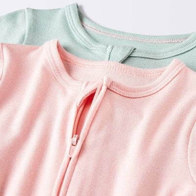  Baby Girls' 2pk Premium Romper - Cloud Island™