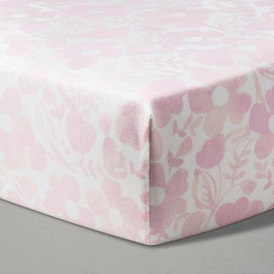  Crib Bedding Set Blushing Pink 3pc - Cloud Island™ Pink