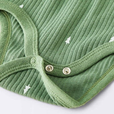  Baby Boys' 2pc Wide Ribbed Top & Bottom Set - Cloud Island™ Green