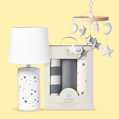  Black, White & Gray Nursery Room Collection - Cloud Island™