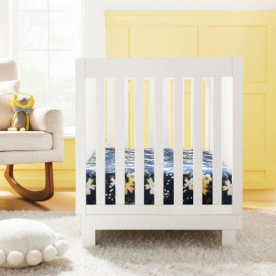  Fitted Crib Sheet Meadow - Cloud Island™ - Navy Floral