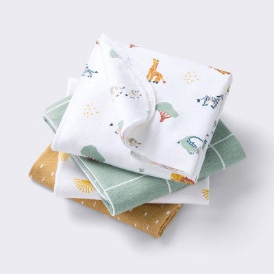 Flannel Baby Blanket - Safari Suns - Cloud Island™