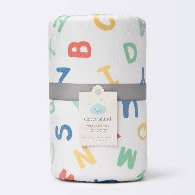  Velboa Blanket Alphabet - Cloud Island™ - Coral
