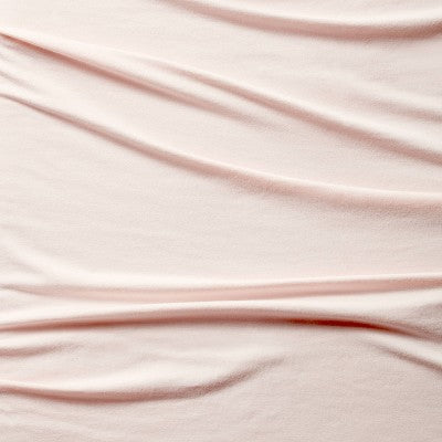  Polyester Rayon Fitted Crib Sheet - Light Pink - Cloud Island™