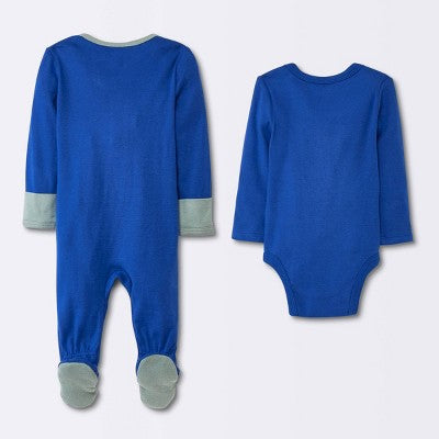  Baby Boys' Layette Gifting Bundle - Cloud Island™ Blue